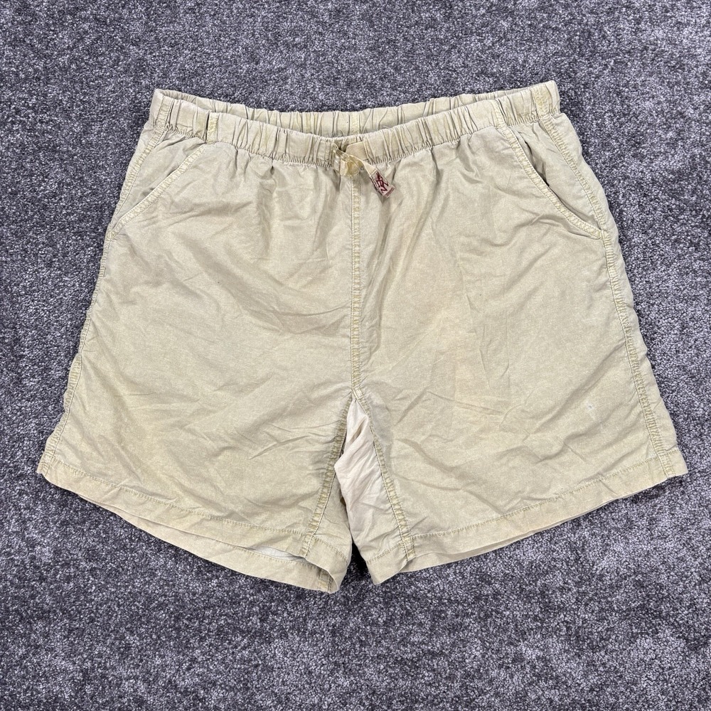 Gramicci G-Shorts Mens XL Beige 100% Nylon Belted Rock Climbing Hiking Outdoors